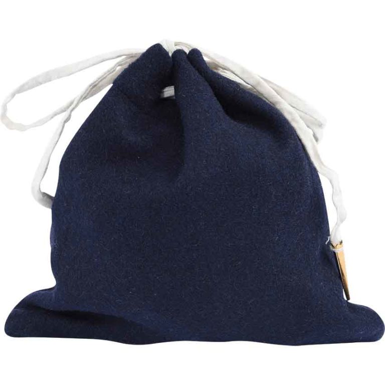 Wool Drawstring Pouch