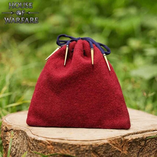 Wool Drawstring Pouch