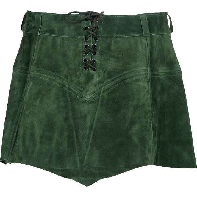 Nuala Suede Leather Skirt - MY101047 - Medieval Collectibles