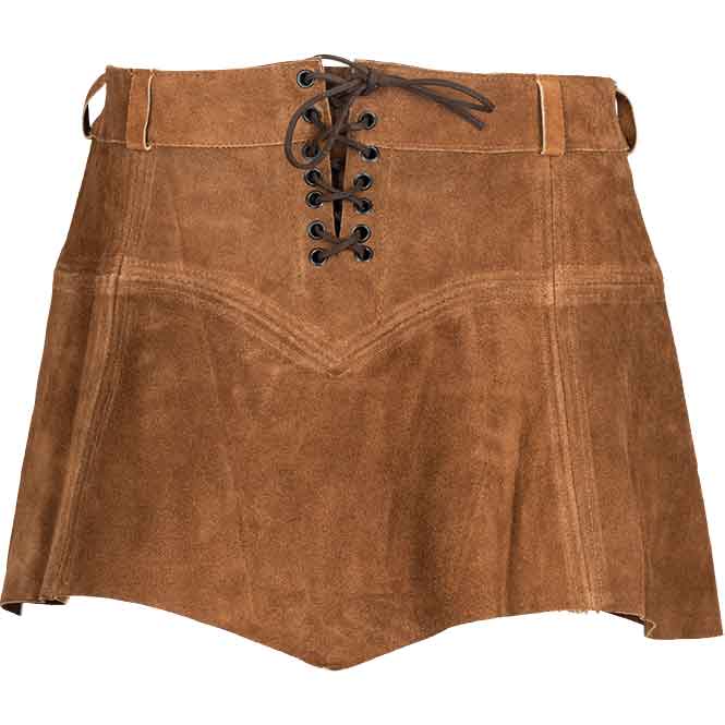 Nuala Suede Leather Skirt - MY101047 - Medieval Collectibles