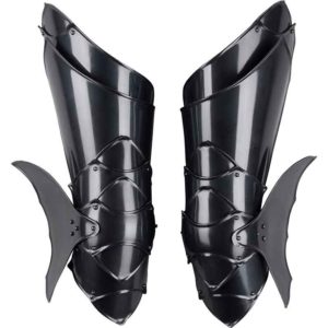 Blackened Rikomer Leg Guards