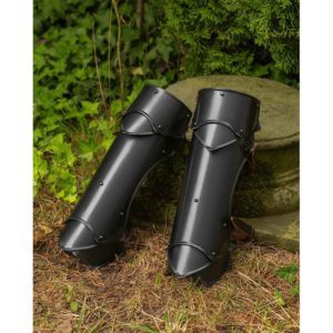 Blackened Rikomer Greaves