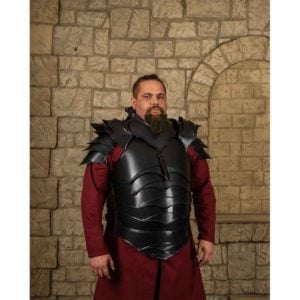 Blackened Rikomer Spaulders