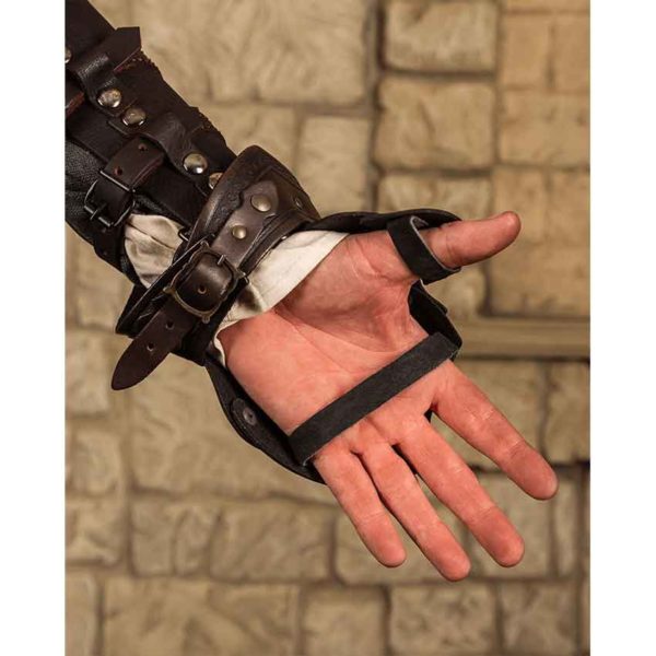 Leather Sulla Gauntlets