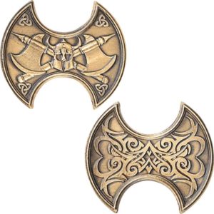 Set of 10 Gold Barbarian LARP Coins