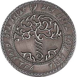 Set of 10 Silver Elven LARP Coins