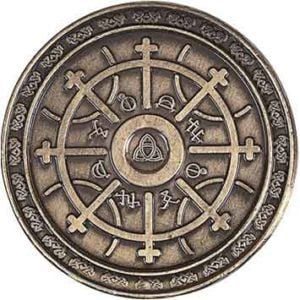 Set of 10 Gold Mage LARP Coins