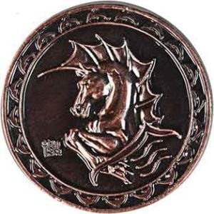 Set of 10 Copper Water LARP Coins