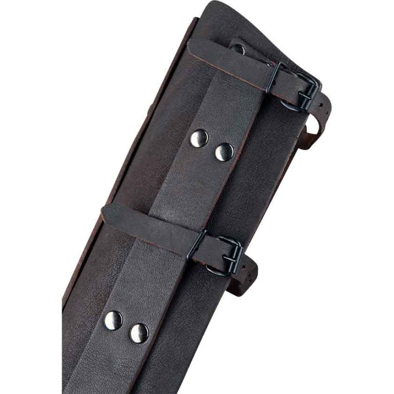Erend Leather Greaves