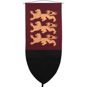 Richard The Lionheart Heraldic Banner - Gold