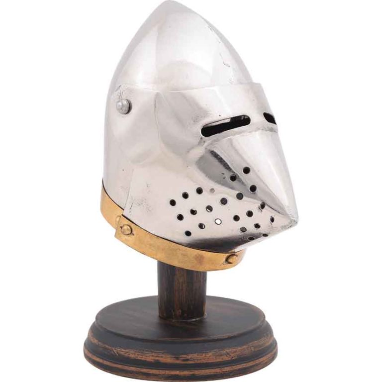 Miniature Pig Face Bascinet Helmet