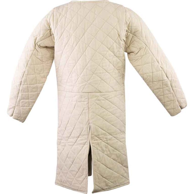 Knightly Long Sleeve Gambeson - Ecru