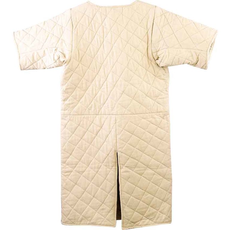 Knightly Half Sleeve Gambeson - Ecru