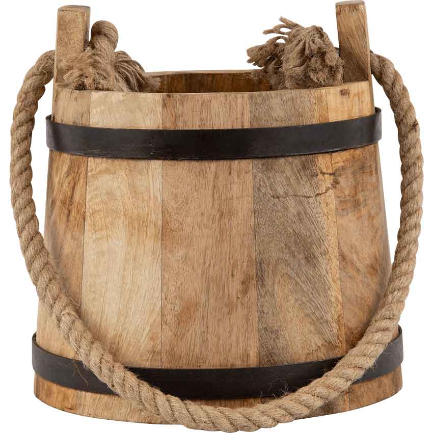 Wooden Bucket HW701074 Medieval Collectibles