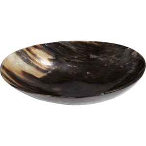Oval Medieval Horn Bowl