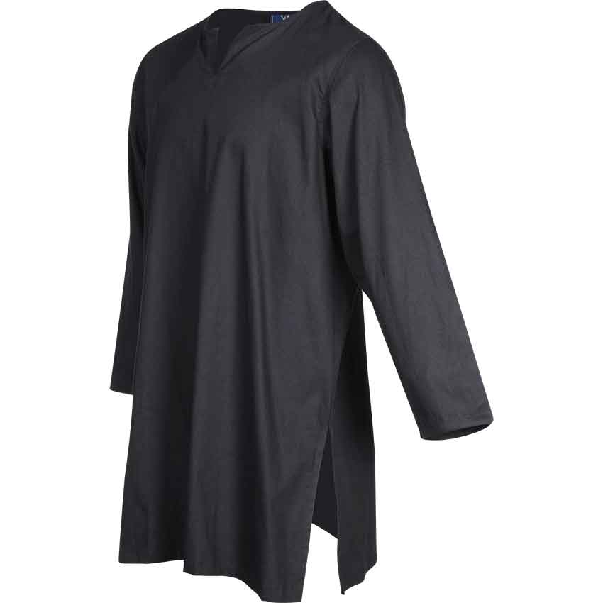 Mens Long Sleeve Viking Undertunic - Black - HW-701392BK - Medieval ...