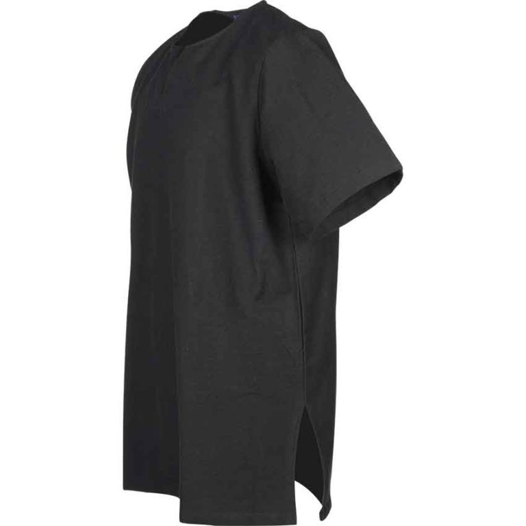 Mens Half Sleeve Viking Undertunic - Black
