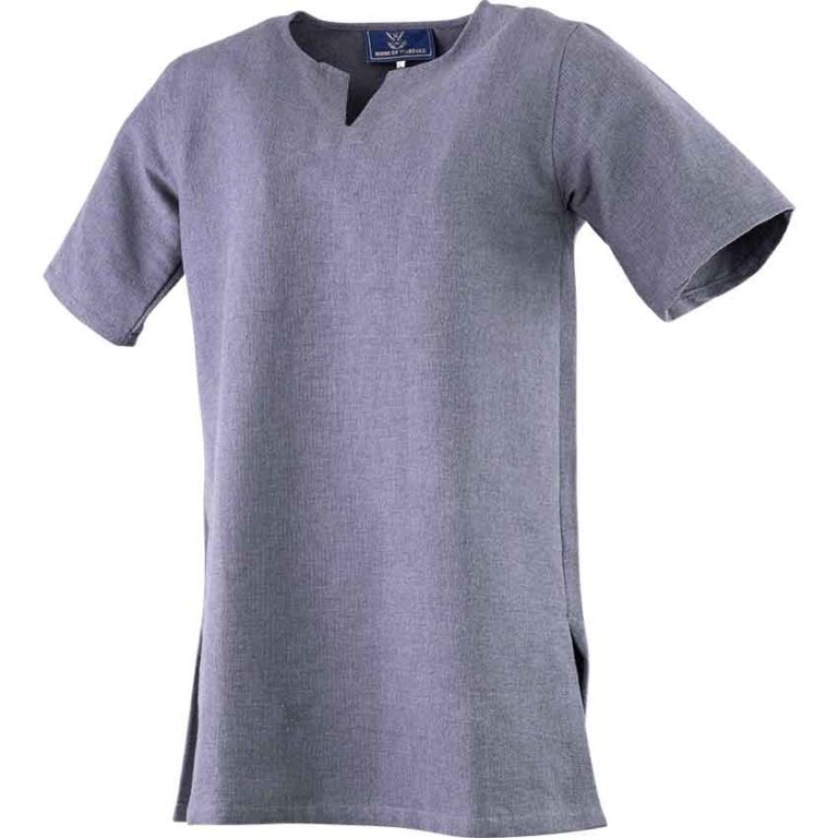 Mens Half Sleeve Viking Undertunic - Grey