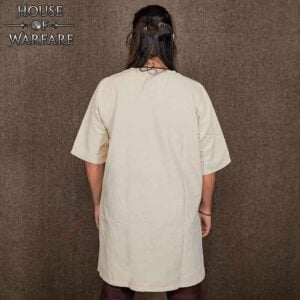 Mens Short Sleeve Viking Undertunic - Natural