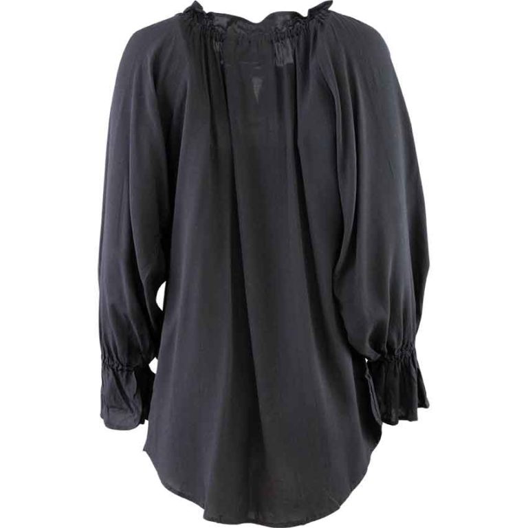 Ladies Pirate Blouse - Black