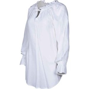 Ladies Pirate Blouse - White
