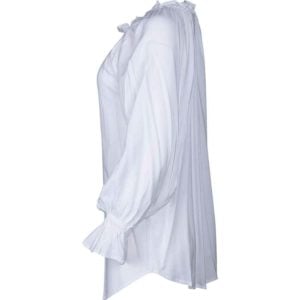 Ladies Pirate Blouse - White