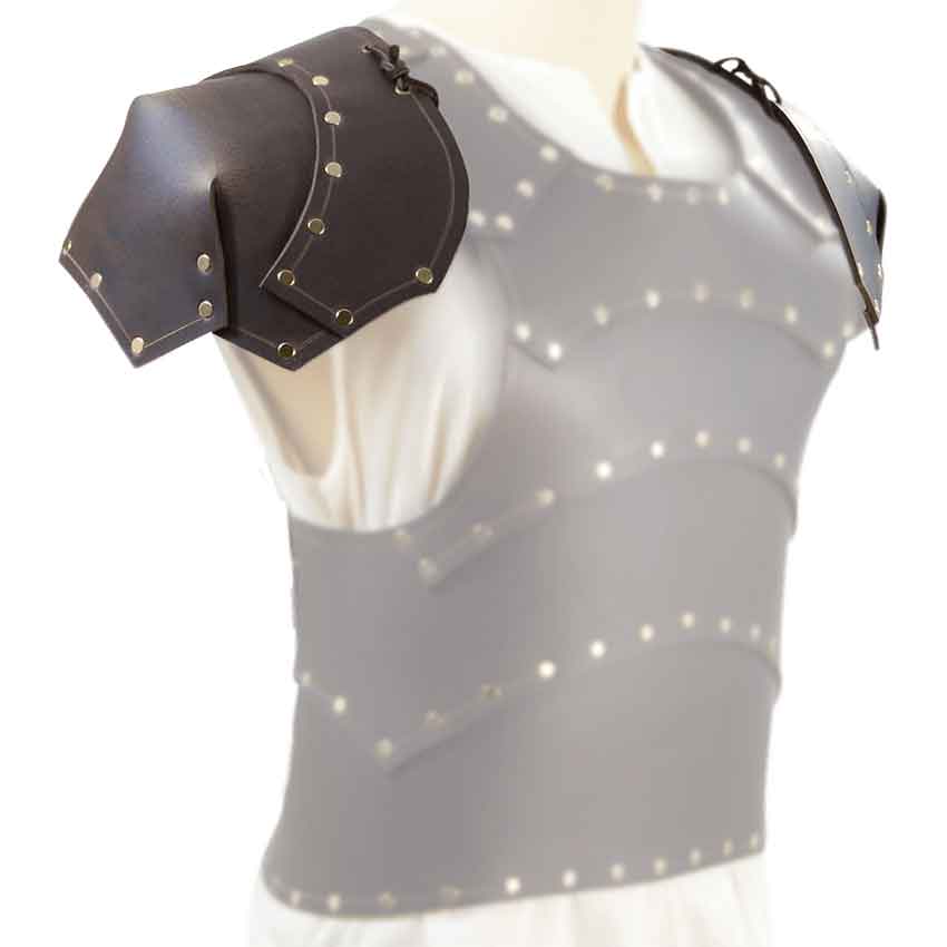 Baudouin Leather Pauldrons