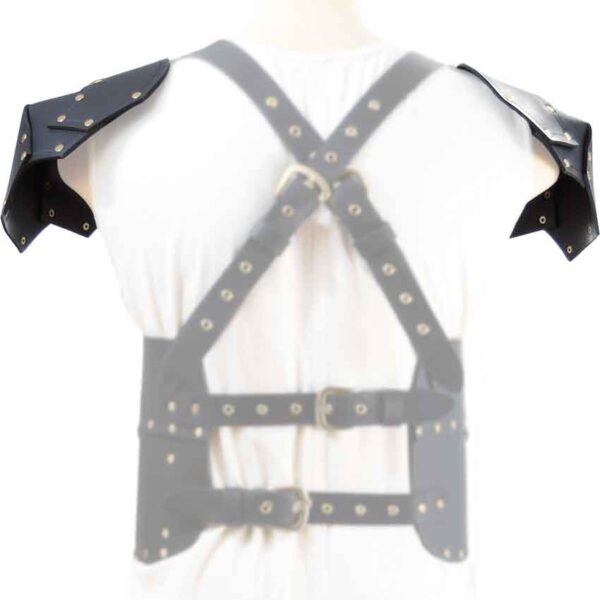 Baudouin Leather Pauldrons