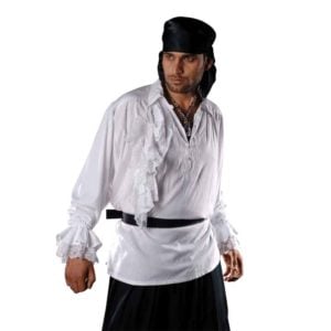 Roberto Cofresi Pirate Shirt With Detachable Frill