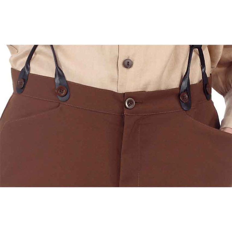 Classic Brown Steampunk Trousers