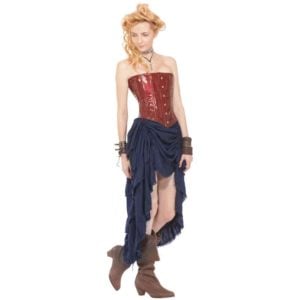 Raw Edges Steampunk Skirt