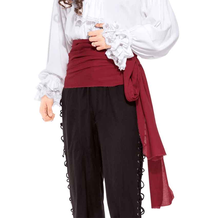 Pirate Sash - Red - HW-701526R - Medieval Collectibles