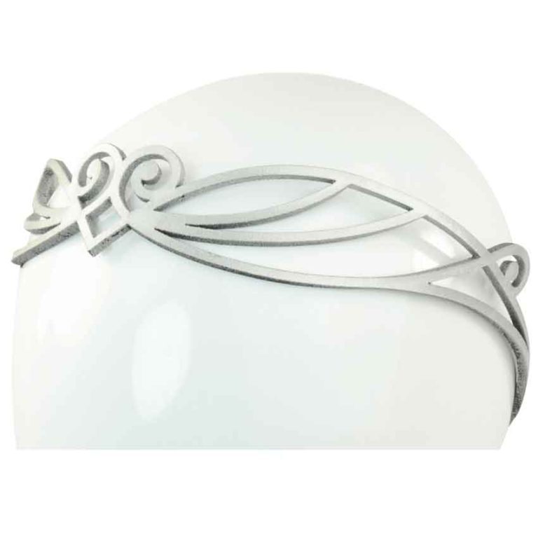 Elven Swirl Leather Headband
