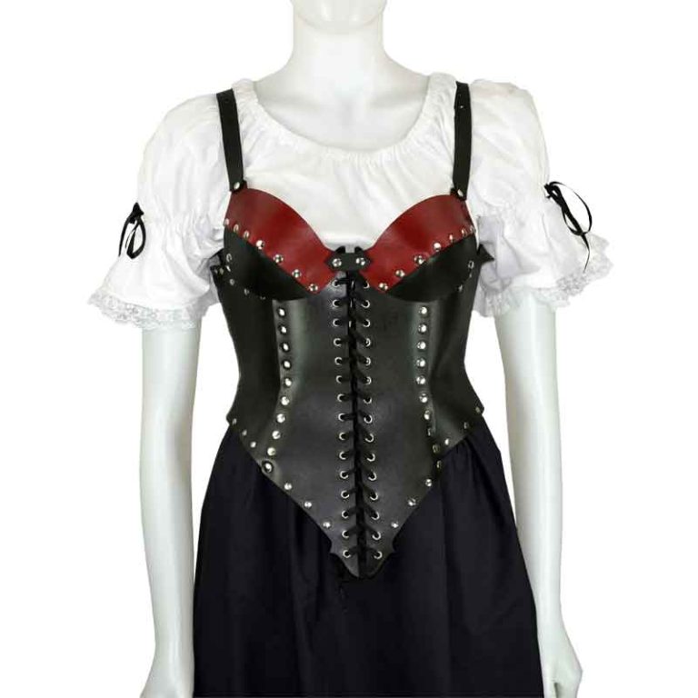 Dark Mistress Leather Under-Bust Corset