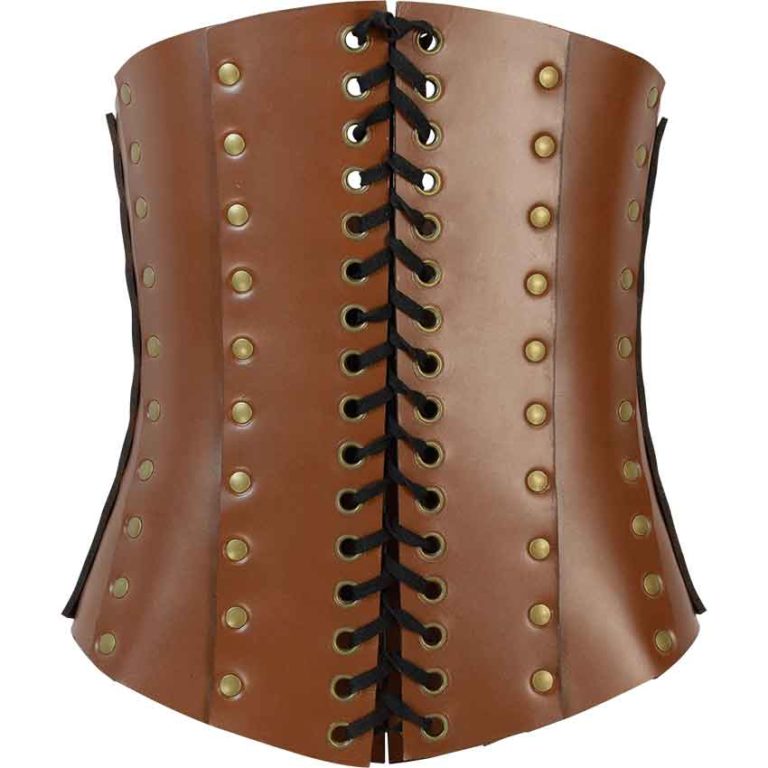 Clasped Leather Steampunk Corset