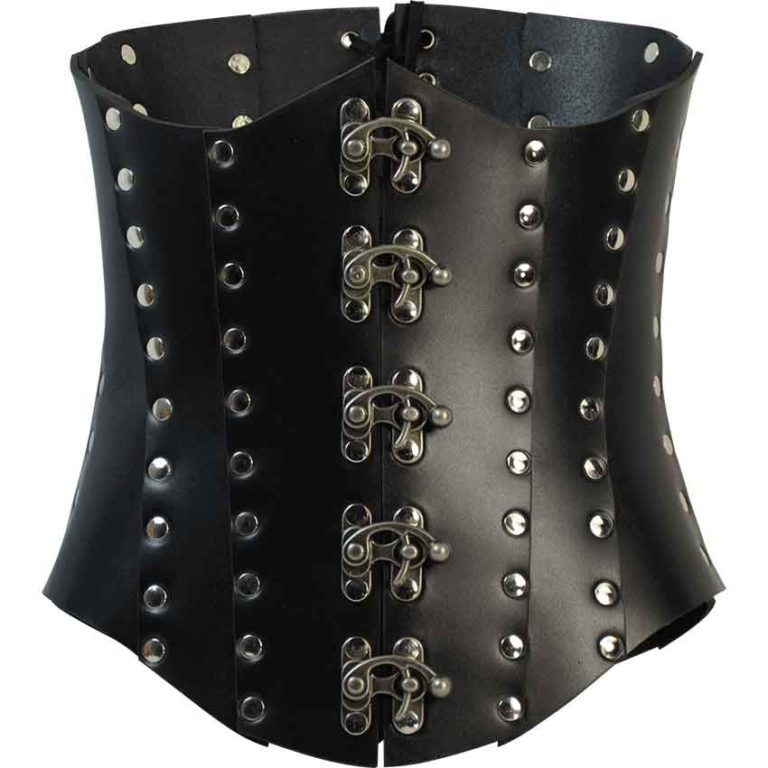 Clasped Leather Steampunk Corset