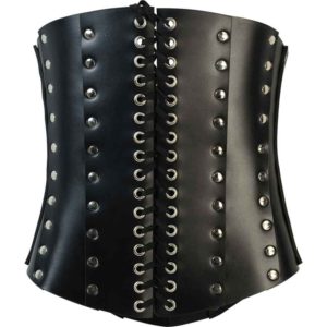 Clasped Leather Steampunk Corset