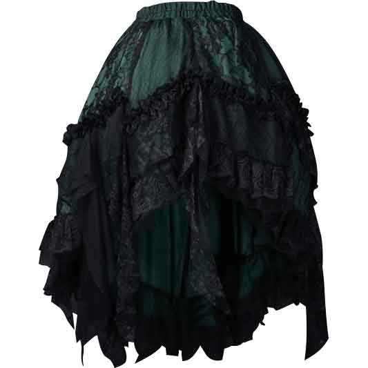 Gothic Lace Trimmed Skirt - FX1091 - Medieval Collectibles