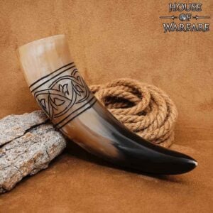 Floral Knotwork Drinking Horn