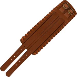 Buckled Leather Bracelet - Brown