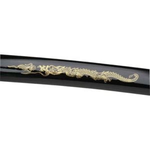 Dragon Golden Flame Katana