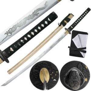 Dragon Horimono Katana