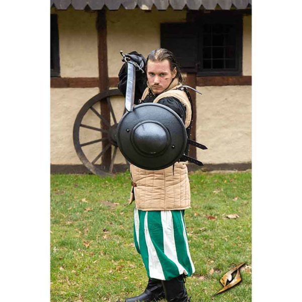 Fencing LARP Buckler - Silver