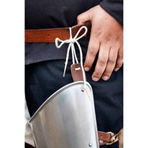 Soldiers Leg Armor - Polished Steel