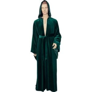 Hooded Velvet Robe