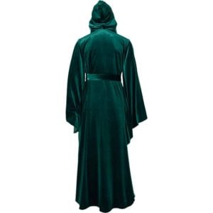 Hooded Velvet Robe