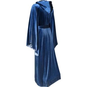 Hooded Velvet Robe