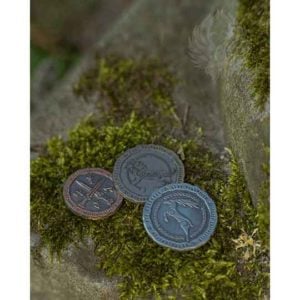 Set of 10 Gold Nordic LARP Coins