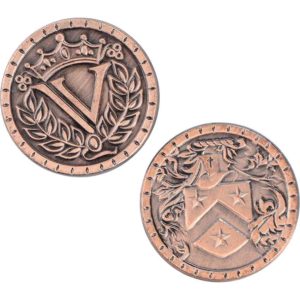 Set of 10 Copper Medieval LARP Coins