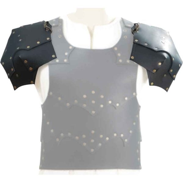 Behan Leather Pauldrons